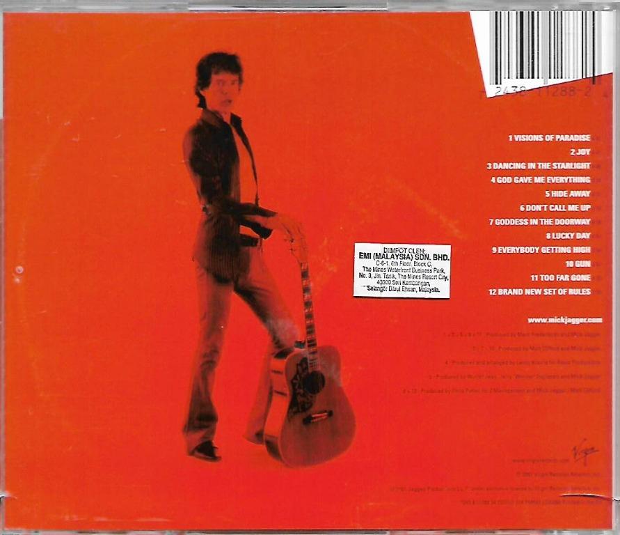 Mick Jagger Solo Album Goddess In The Doorway CD, Hobbies & Toys, Music
