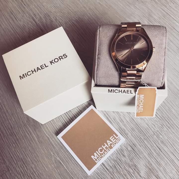 MK BRONZE SLIM RUNWAY AUTHENTIC WATCH