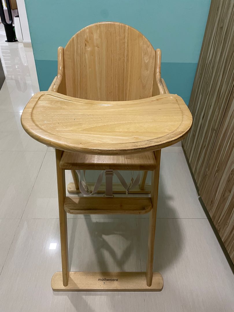Mothercare wooden high chair