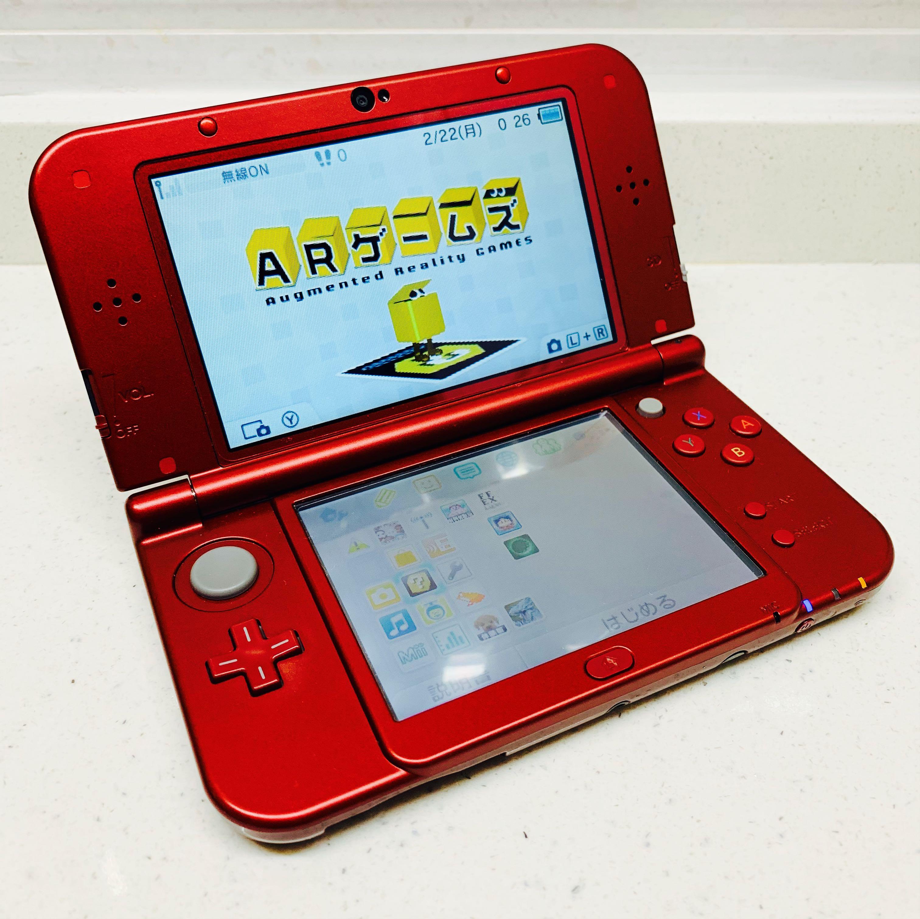 New3DSLL 酒紅色3DSLL 3DS DS NINTENDO, 電子遊戲, 電子遊戲機