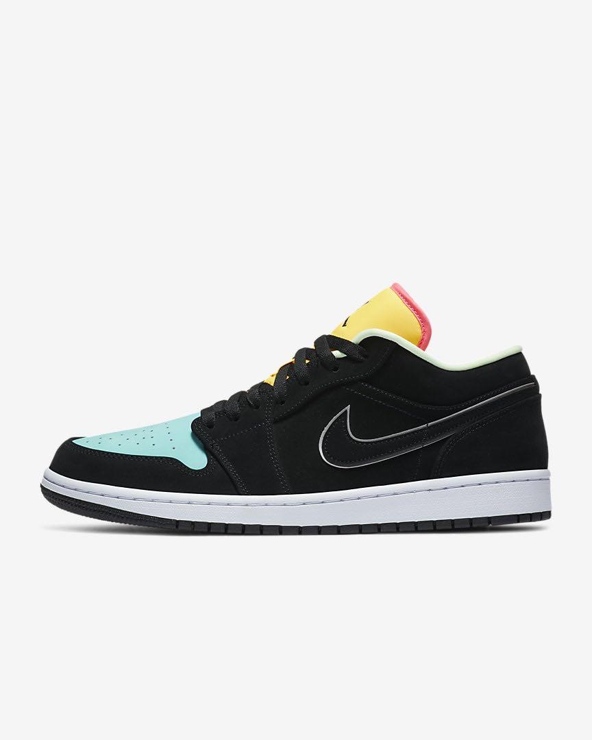 Nike Air Jordan 1 Low SE Black Aurora Green, Women's Fashion, Footwear,  Sneakers on Carousell