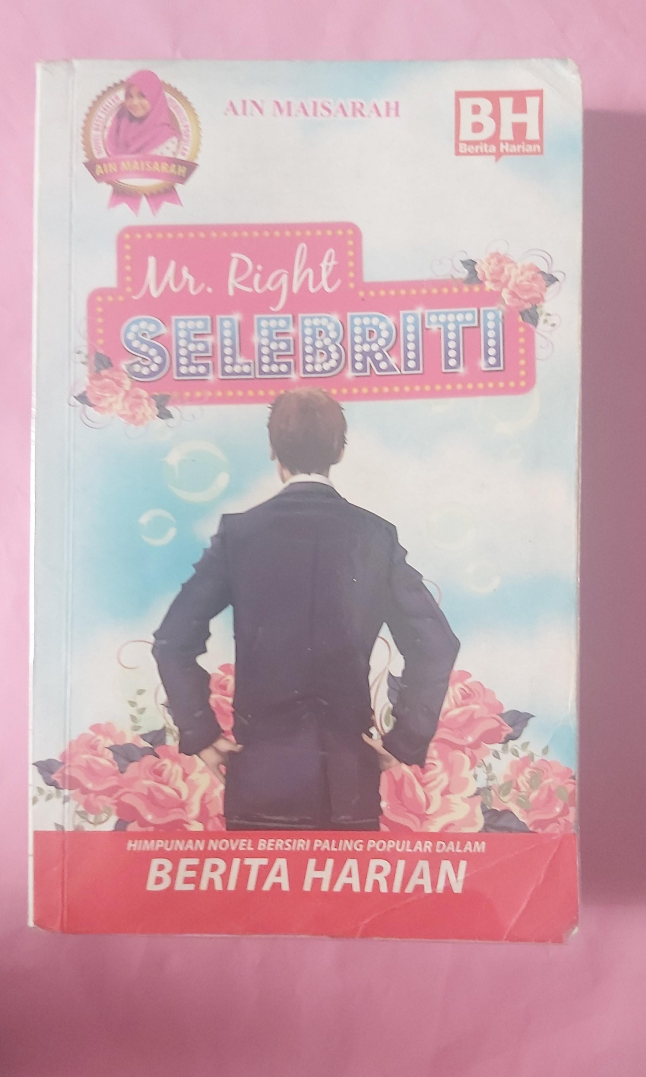 Novel Remaja Mr Right Selebriti Books Stationery Books On Carousell