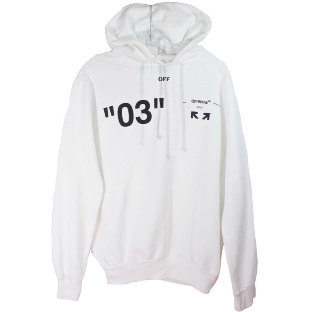 Off white 03 hoodie Used Men s Fashion Coats Jackets and