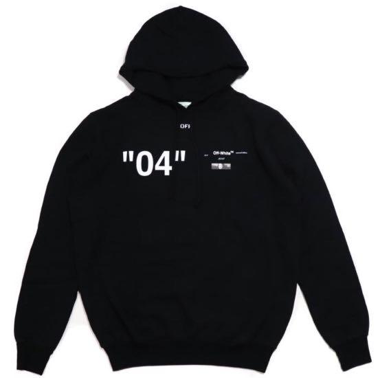 04 off sales white hoodie