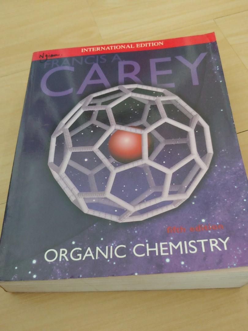 Organic Chemistry by Francis A Carey (5th edition), Hobbies & Toys ...