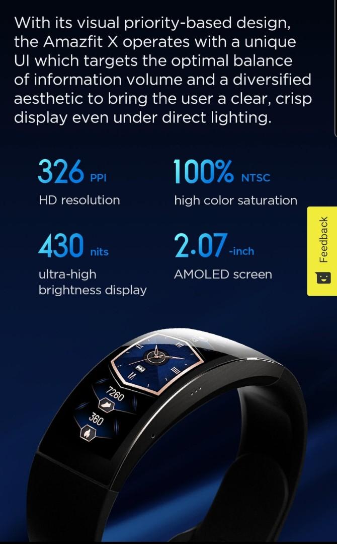 Amazfit x store smartwatch
