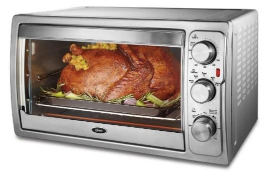 Oster Extra Large Countertop Oven 42LIters (Category: Other Kitchen Appliances) located in Las Pinas. Submitted by jaziyah4 (Listing ID 1070701865, Image 1). Description: used Oster Extra Large Countertop Oven TSSTTVXXLL Overview Cook with the convenience of an oven on your countertop. Convection technology provides faster, more even cooking for optimal results. Large capacity can accommodate casserole dishes and fit an entire take & bake frozen 