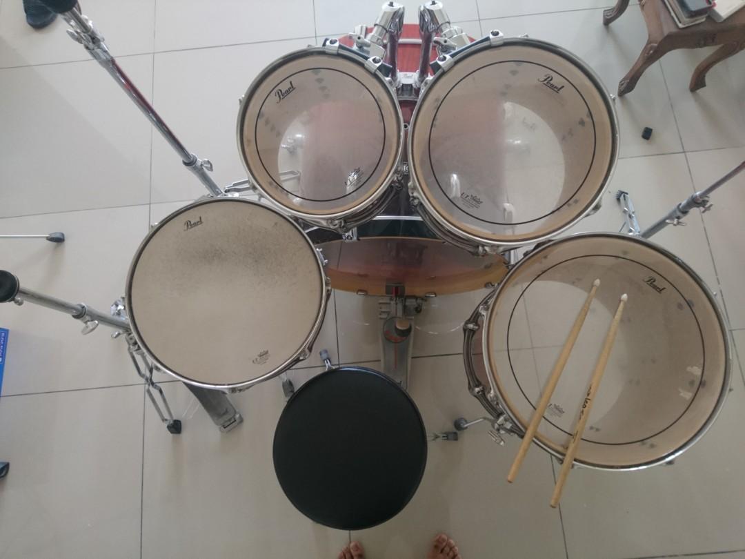 Pearl vision drum shop set for sale