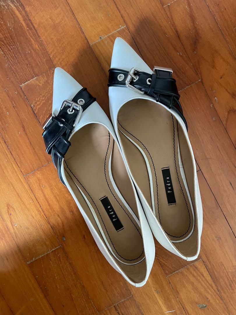 black ribbon sandals