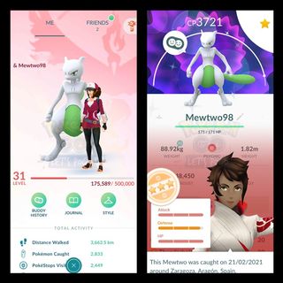 Shiny Lucario Shiny Mewtwo Pokemon Go Account Level 40, Video Gaming,  Gaming Accessories, Game Gift Cards & Accounts on Carousell