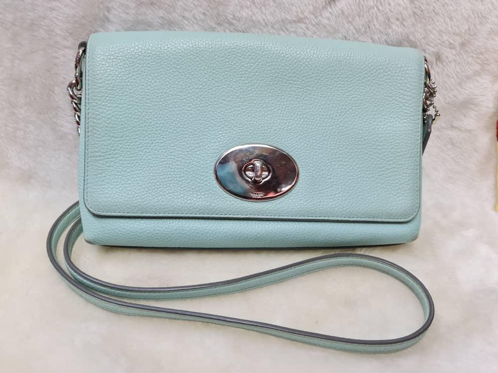 Coach crosstown crossbody in pebble leather outlet