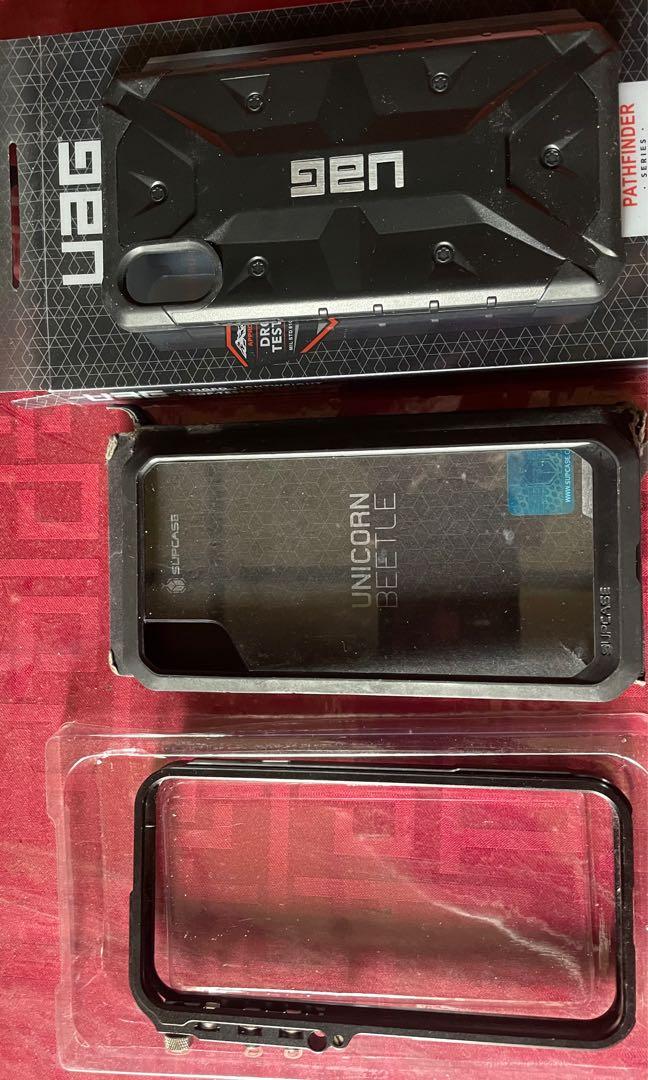 Pre-Loved Original Cases (Category: iPhone X Series) located in Iloilo. Submitted by solesbikesandcoolstuff (Listing ID 1070721424, Image 1). Description: Pre loved original iPhone X/XS cases. All original except the UAG. Ringke - 500.00 (SOLD); Cupdase - 500.00; Ghostek 4 - 600.00; Apple leather case (brand new and unused) - 800.00; Aluminum bumper case - 400.00; UAG (Class A) - 250.00 (SOLD) XUNDD Beetle - 250.00. Fixed prices. All in @ P3,000 