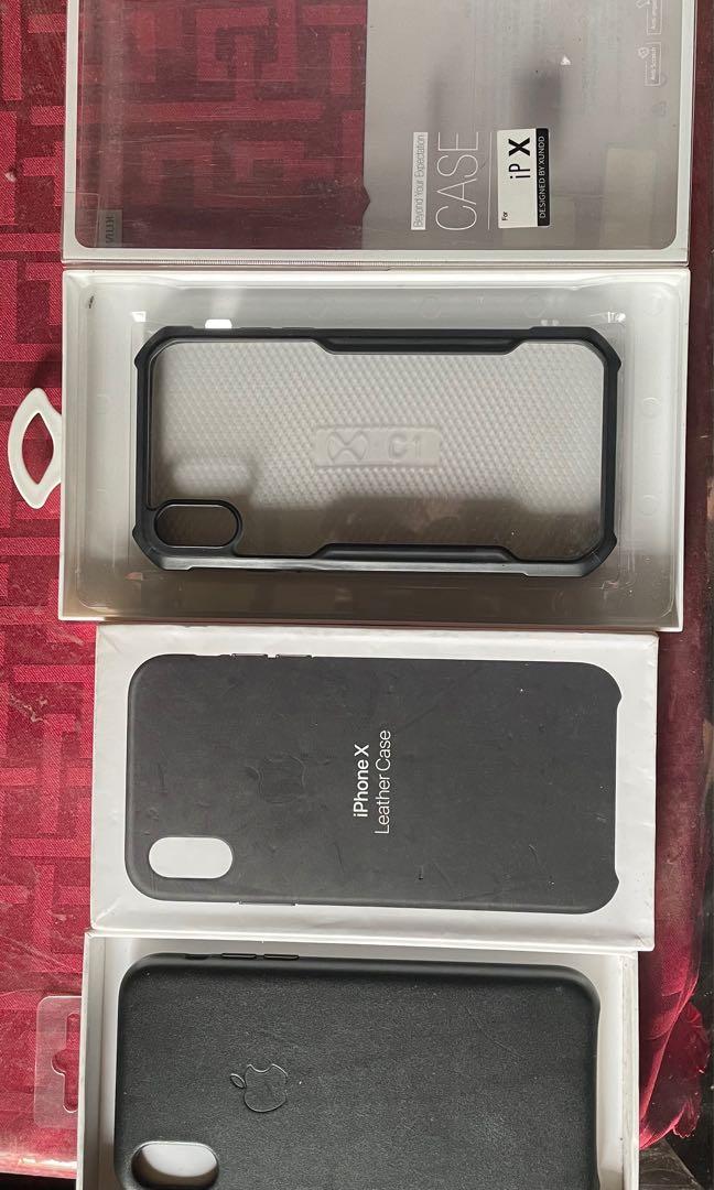 Pre-Loved Original Cases (Category: iPhone X Series) located in Iloilo. Submitted by solesbikesandcoolstuff (Listing ID 1070721424, Image 3). Description: Pre loved original iPhone X/XS cases. All original except the UAG. Ringke - 500.00 (SOLD); Cupdase - 500.00; Ghostek 4 - 600.00; Apple leather case (brand new and unused) - 800.00; Aluminum bumper case - 400.00; UAG (Class A) - 250.00 (SOLD) XUNDD Beetle - 250.00. Fixed prices. All in @ P3,000 