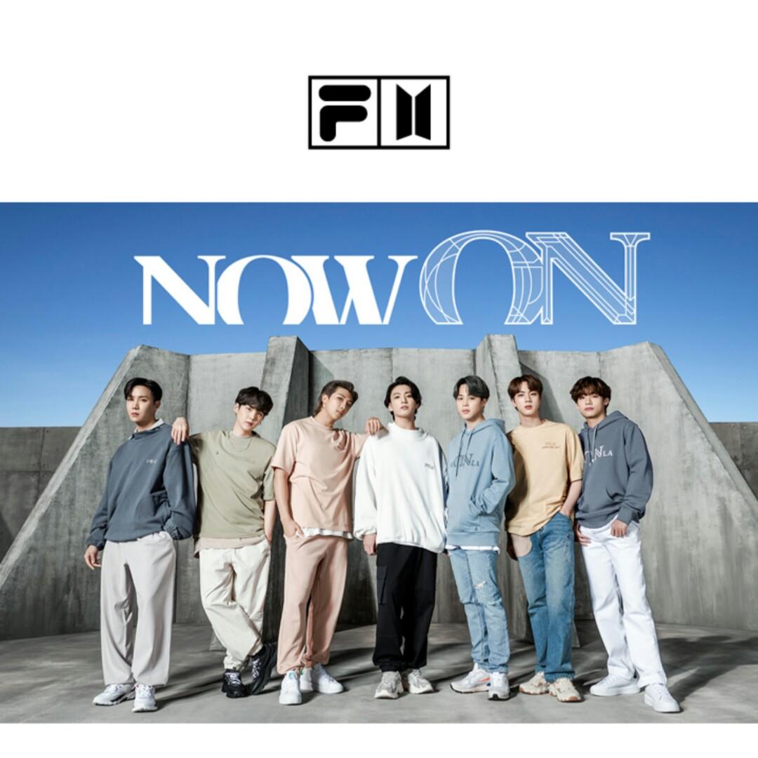 fila x bts now on