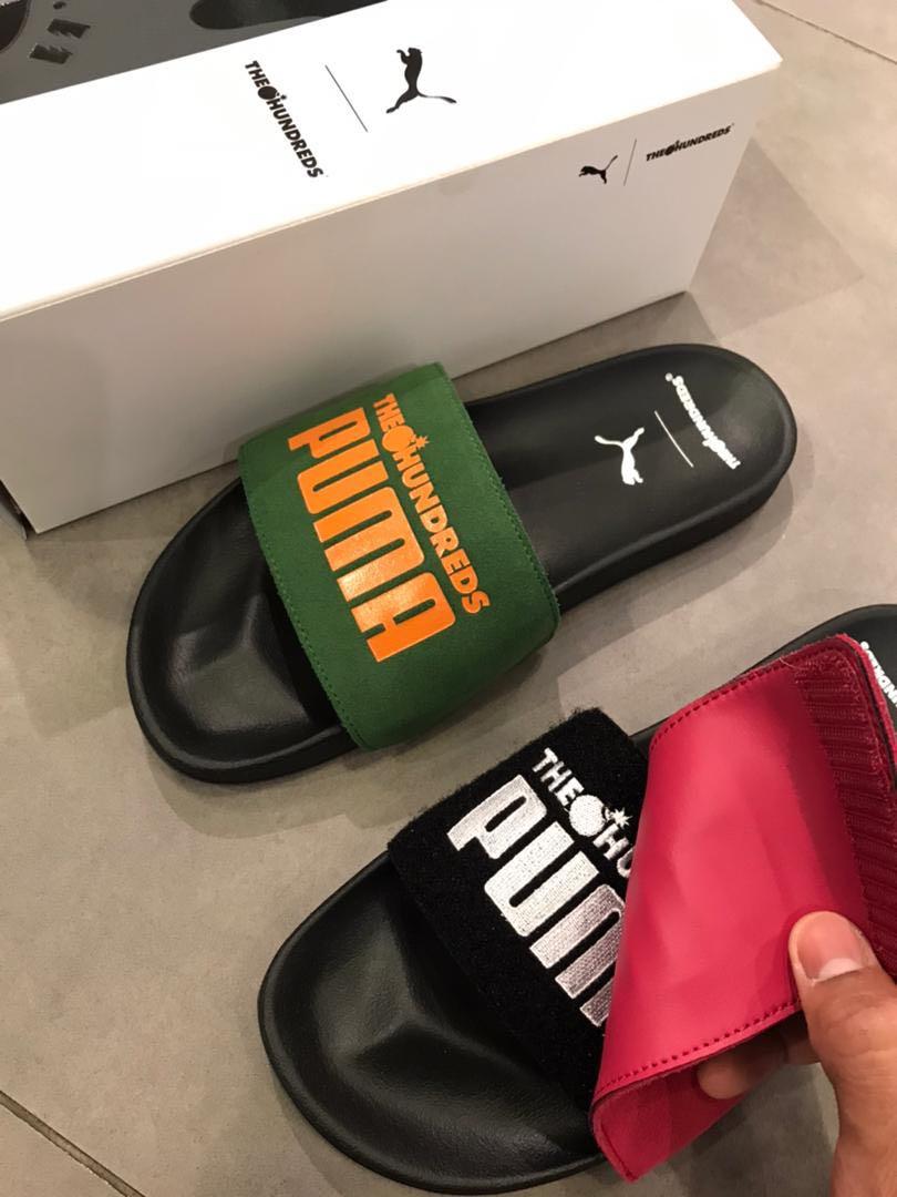 PUMA X THE HUNDREDS SLIDE Men s Fashion Footwear Sneakers on