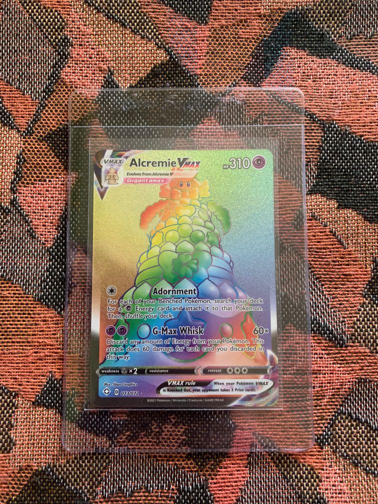 Rainbow Rare Alcremie Vmax Shining Fates, Hobbies & Toys, Toys