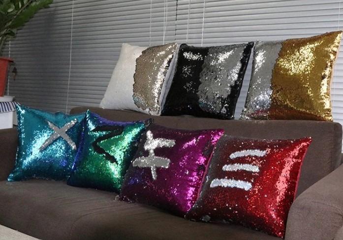 Colour changing store cushion covers