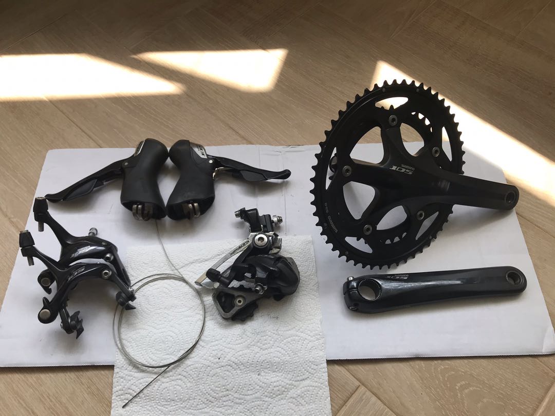 Shimano 105 5700 groupset Sports Equipment Bicycles Parts