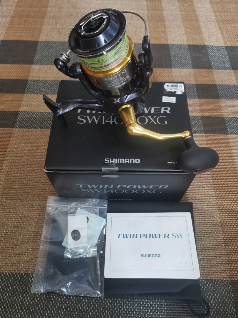 Used Shimano 21 Twin Power Sw 14000Xg/Spinning Reel Sport from