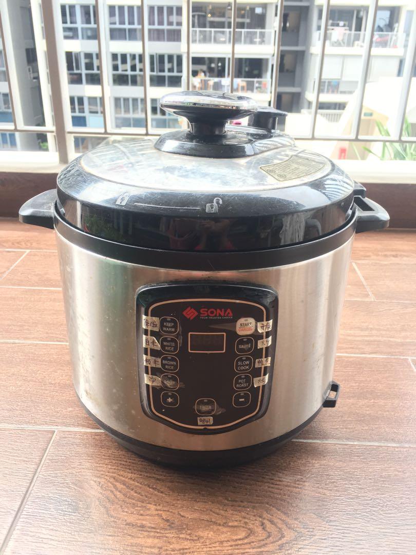 Sona spc 2501 pressure cooker manual 2025