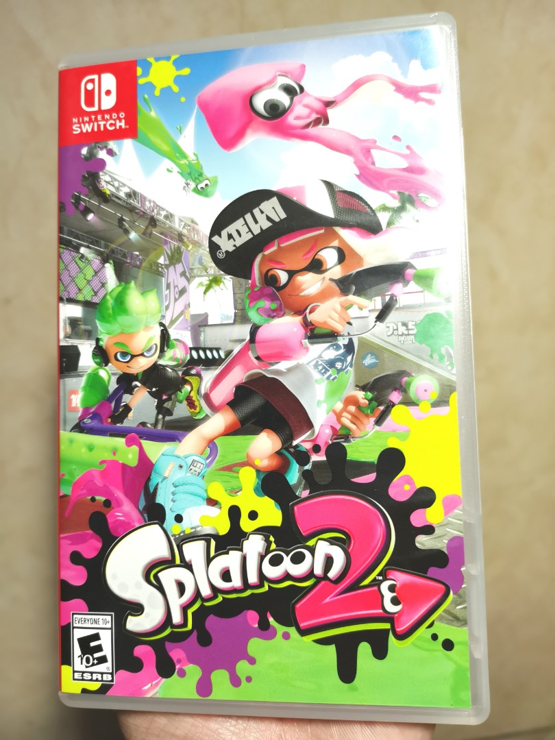splatoon nintendo switch on Splatoon 2 Nintendo Switch Games Video Gaming Video Games Nintendo On Carousell