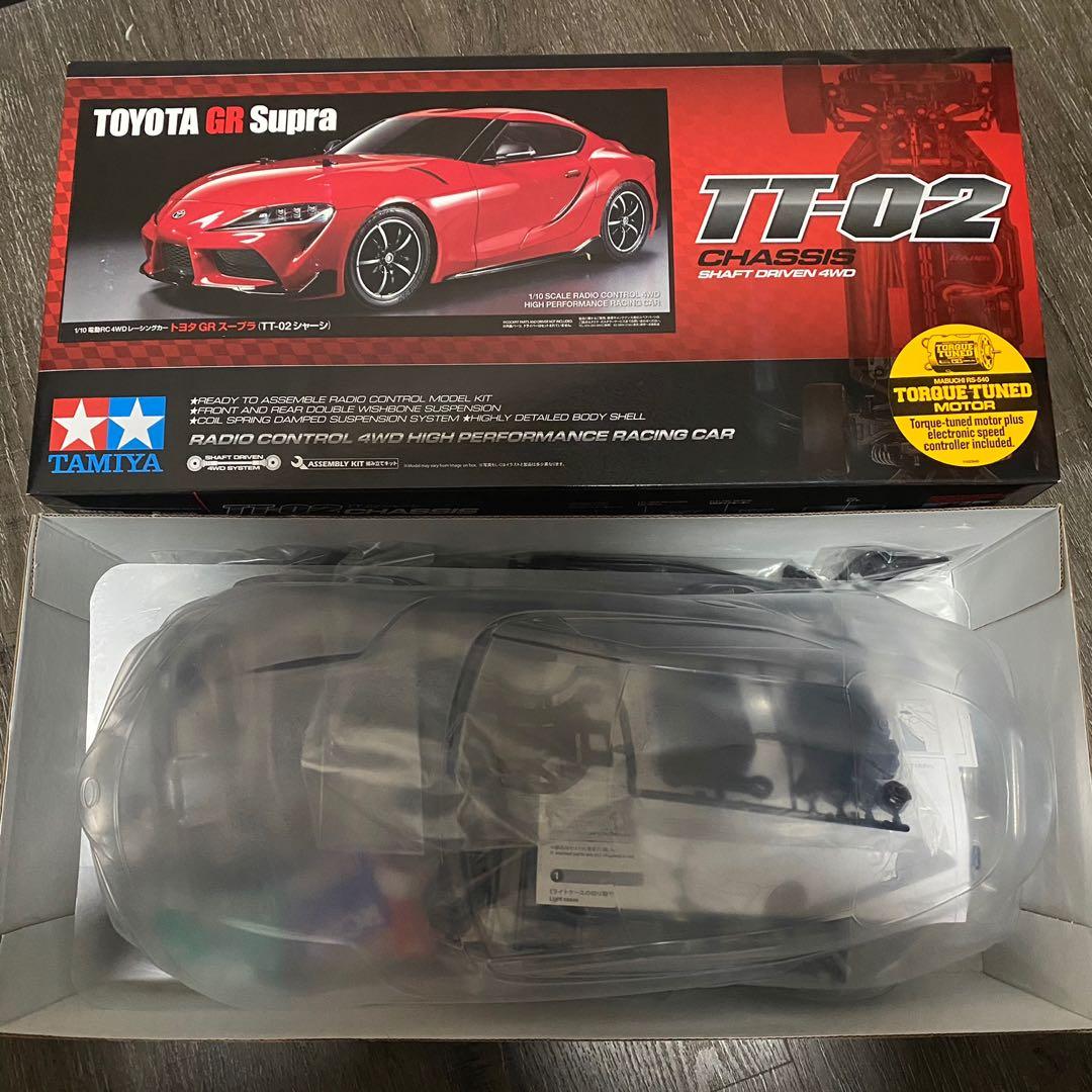 Tamiya Toyota GR Supra TT02 RC Remote Controlled Car, Hobbies & Toys