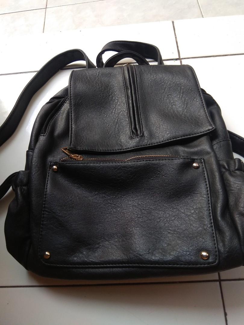 Tas Ransel enji, Fesyen Wanita, Tas & Dompet di Carousell