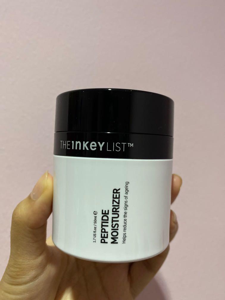 peptide moisturiser inkey list