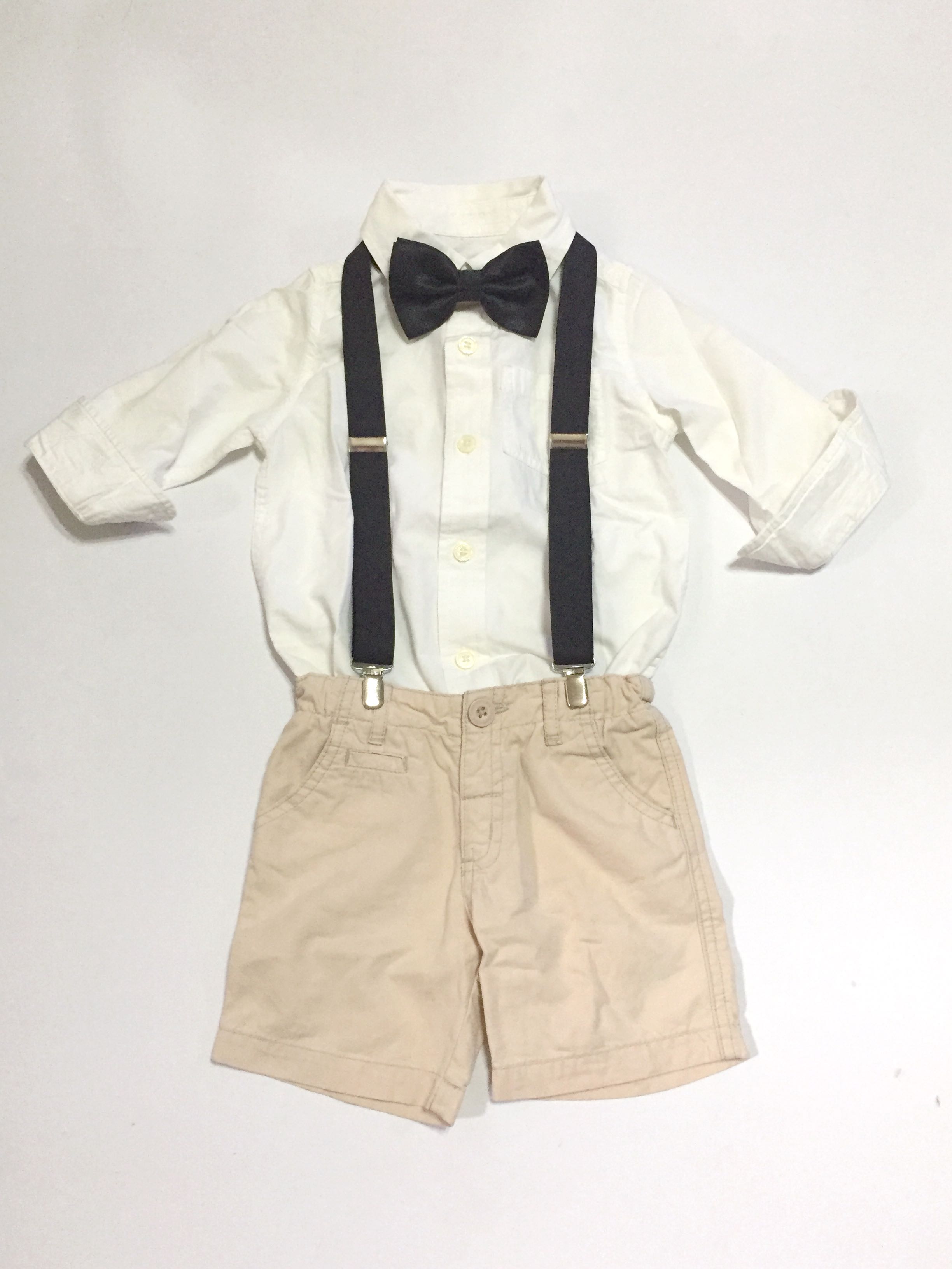 Polo suspenders and bow tie on sale