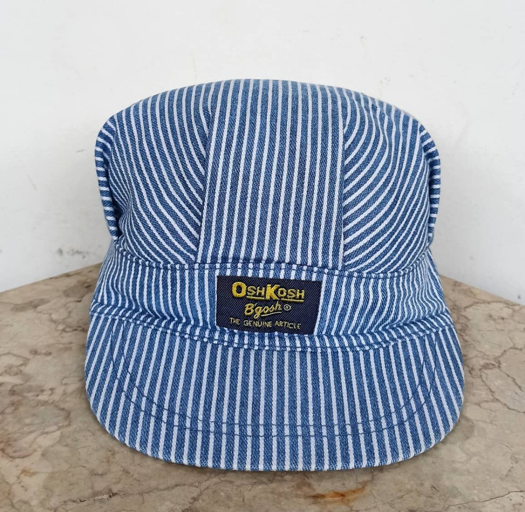 Topi Vintage OSHKOSH Engineer Train Hat 
