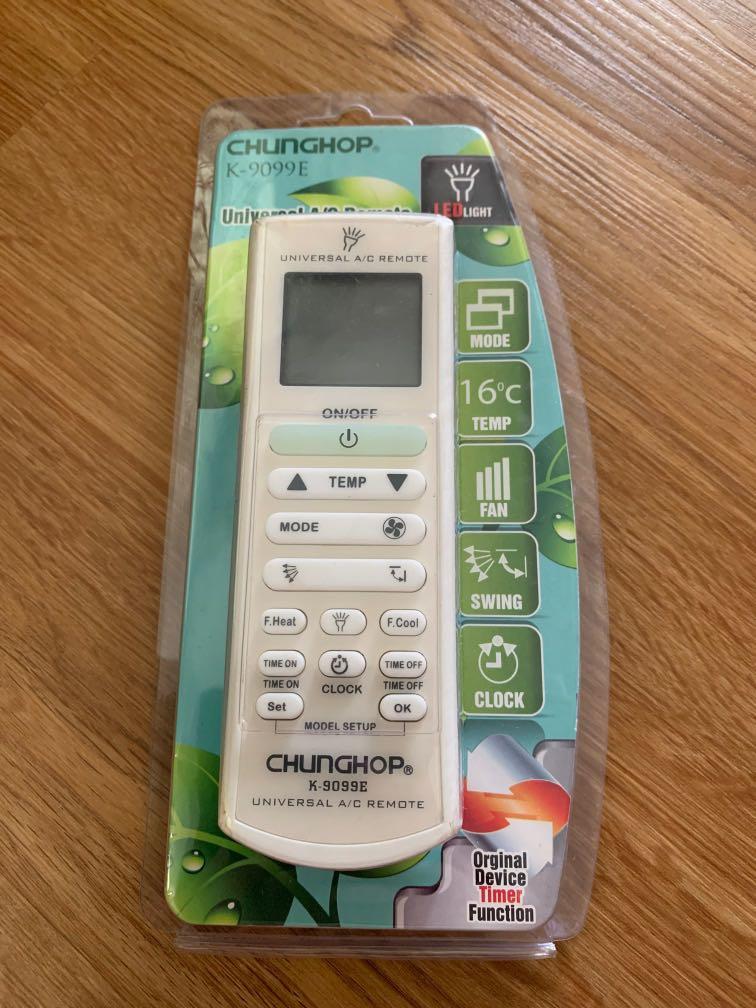 Universal Aircon Remote Control, Electronics, Others on Carousell