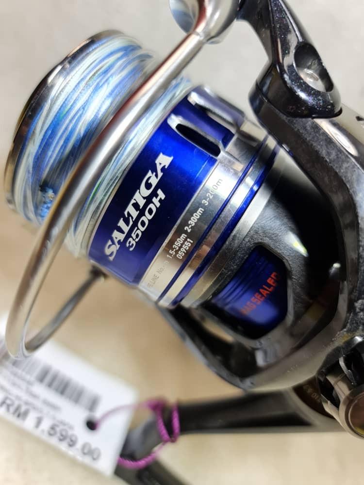 Used Daiwa Saltiga 3500H Spin Reel, Made in Japan 🇯🇵