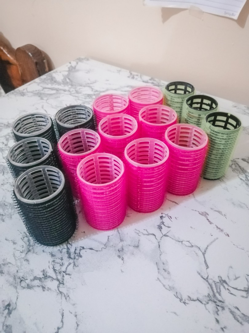 Velcro Hair Rollers Set, Beauty & Personal Care, Hair on Carousell
