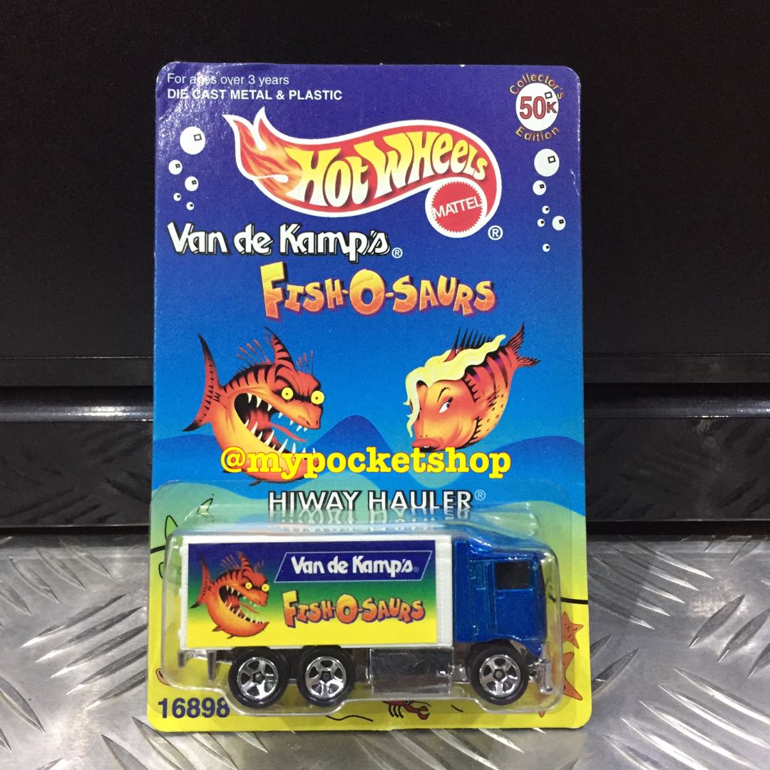 RESERVED Vintage Hot Wheels HIWAY HAULER FISH O SAURS 1997