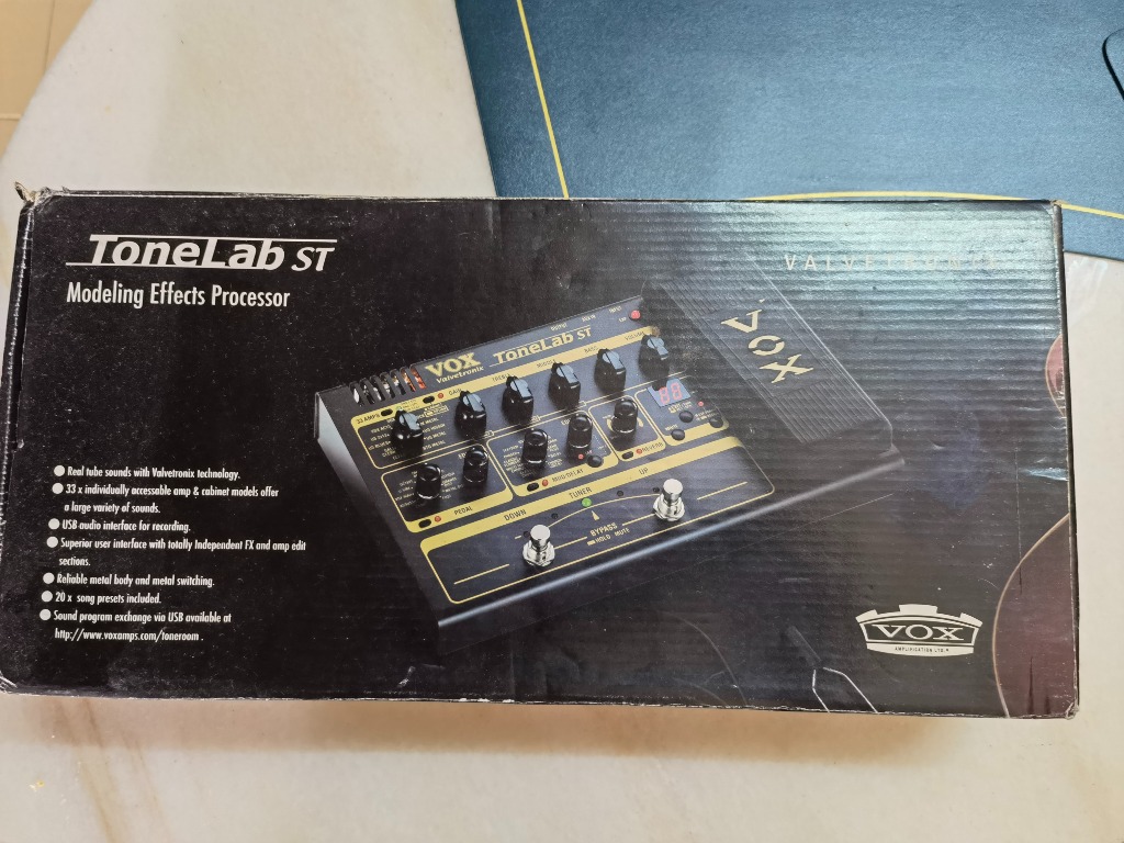 Vox ToneLab ST Guitar Multieffects Pedal, Hobbies & Toys, Music & Media