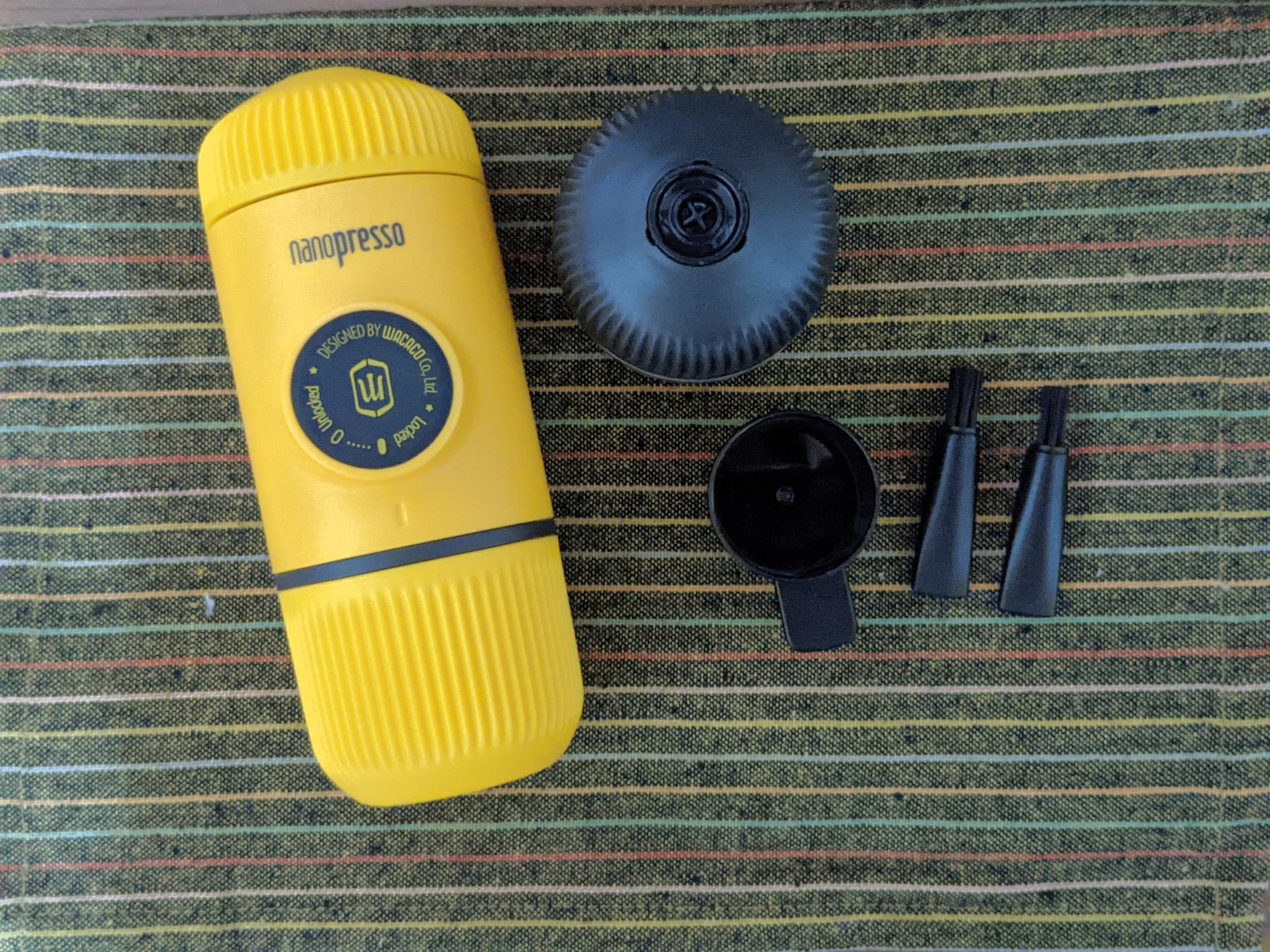 Wacaco Nanopresso Portable Espresso Maker - Yellow Patrol