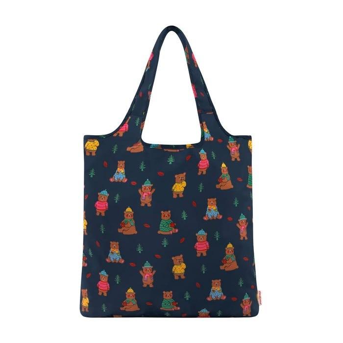 Cath Kidston Woodland Bear Foldaway Shopper Women s Fashion Bags