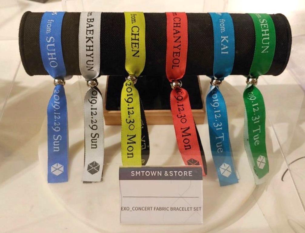 Wts Exo Exploration Concert Fabric Bracelet K Wave On Carousell