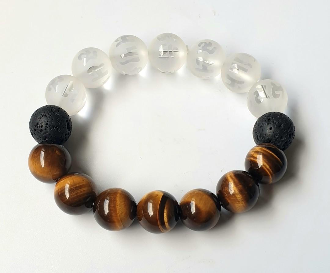 Tiger eye and clear quartz deals
