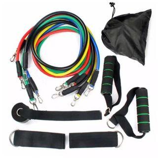 11 PCS Resistance Band - home and gym equipment