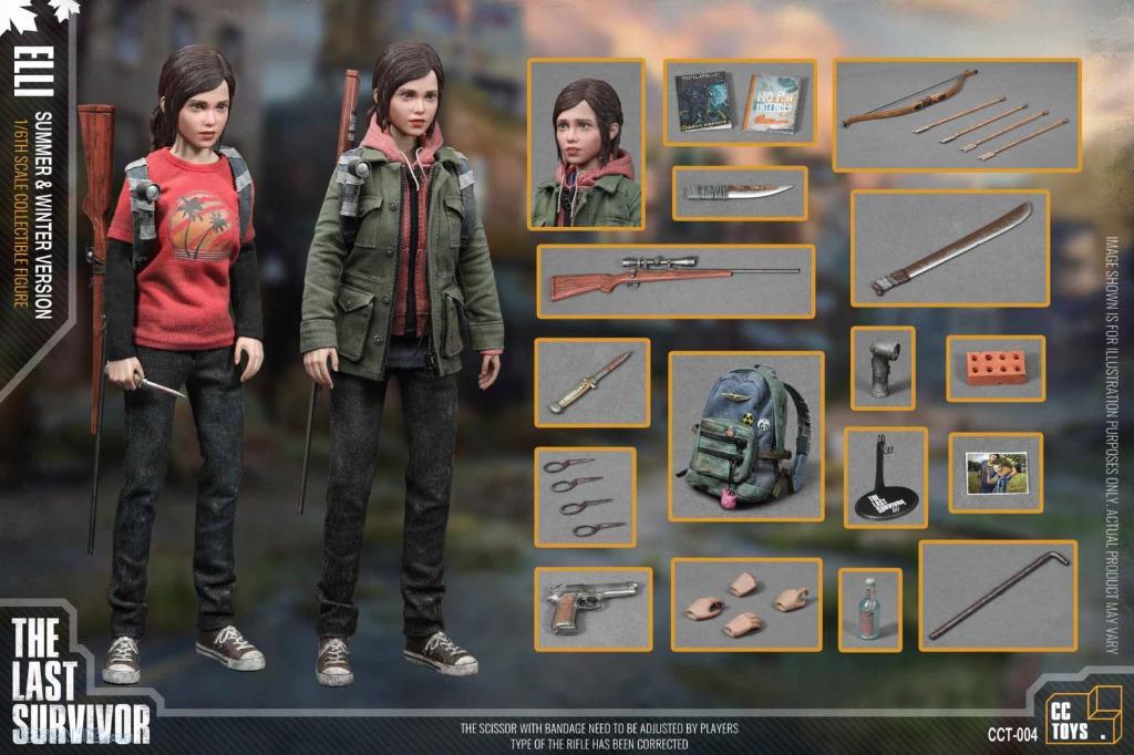 1 6 Scale The Last of Us Joel Ellie Figures