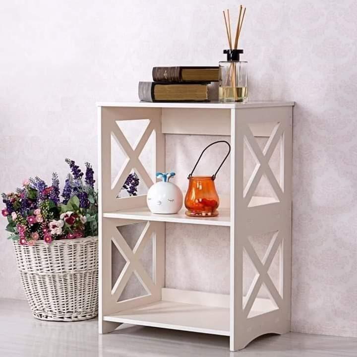 3 LAYER display rack (Category: Storage Boxes & Baskets) located in Mandaluyong City. Submitted by shopmla (Listing ID 1071007783, Image 3). Description: 3 LAYER display rack Php 550. SIZE : 60CM X 40CM X 27CM Sf applies Bdo Bpi family Gcash.