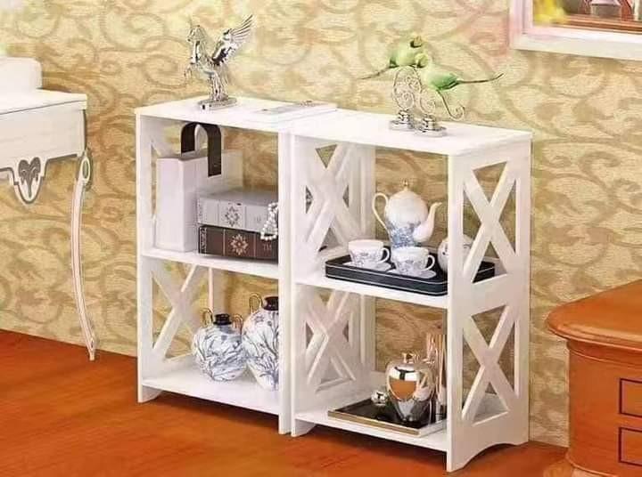 3 LAYER display rack (Category: Storage Boxes & Baskets) located in Mandaluyong City. Submitted by shopmla (Listing ID 1071007783, Image 2). Description: 3 LAYER display rack Php 550. SIZE : 60CM X 40CM X 27CM Sf applies Bdo Bpi family Gcash.