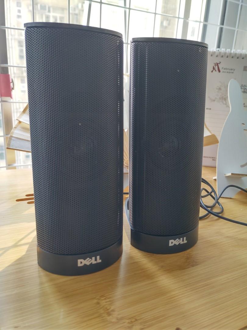 全新有盒 Dell AX210 3.5mm Audio Plug Usb 供電 Speaker 電腦喇叭, 音響器材, 可攜式音響設備