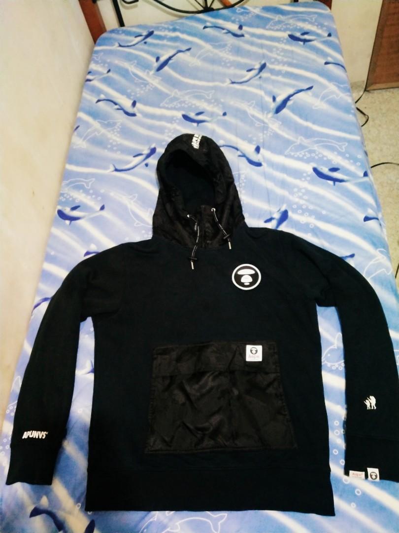 Aape hoodie black new arrivals