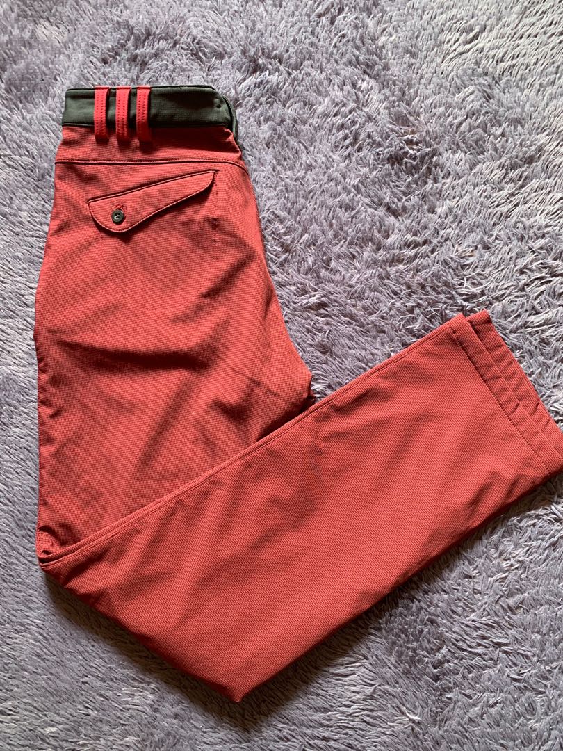 red adidas golf pants