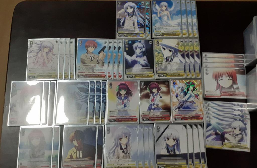 Angel Beats With Sleeves Weiss Schwarz Deck Hobbies Toys Toys Games On Carousell