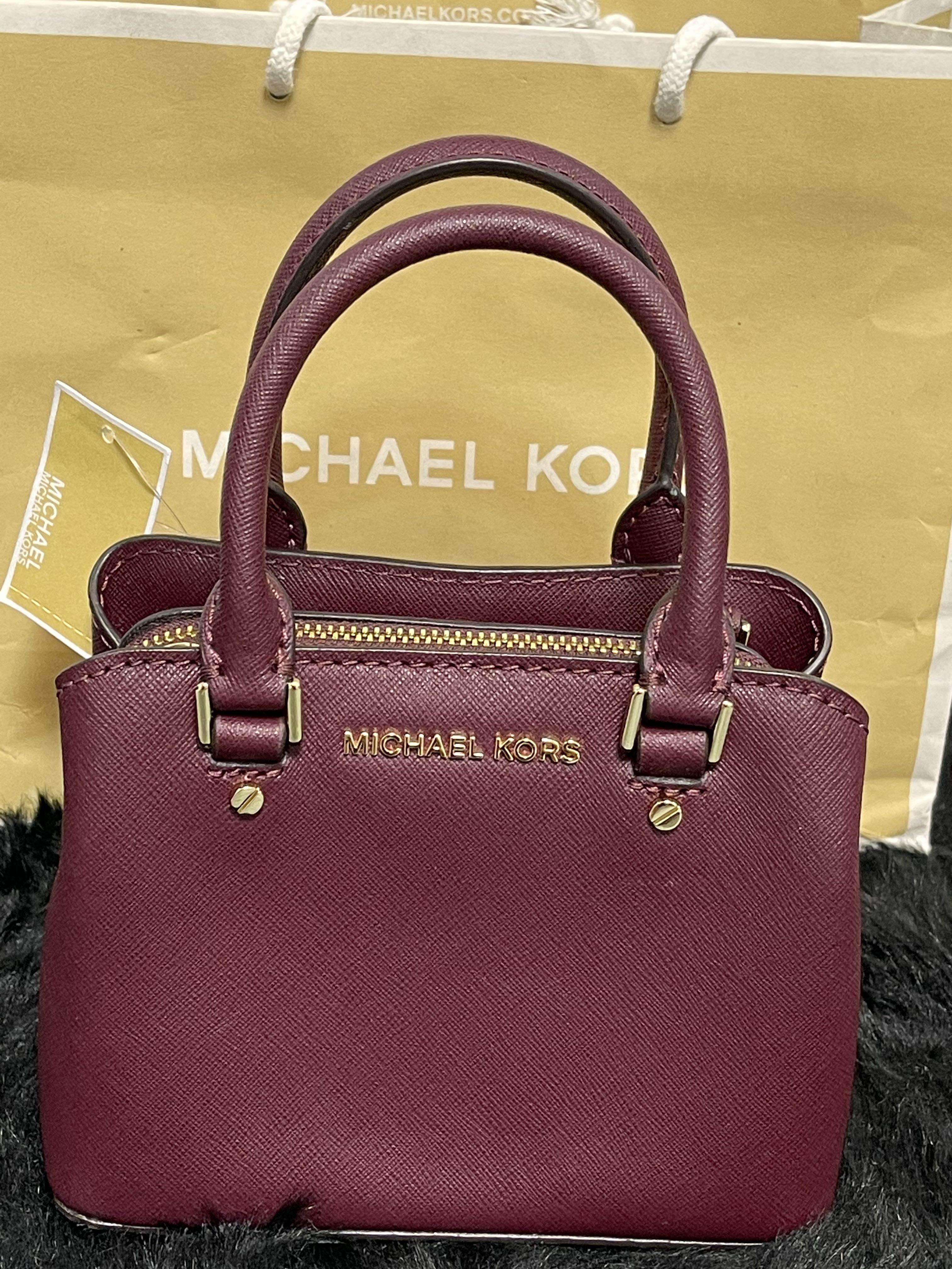 Michael kors mini savannah xs saffiano leather deals satchel crossbody bag
