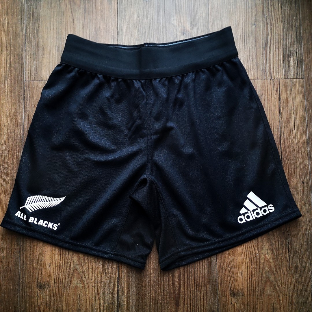 Authentic Adidas All Blacks Rugby Shorts Jersey Men s Fashion