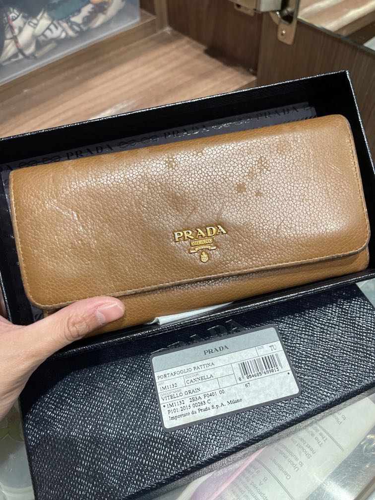 authentic prada wallet